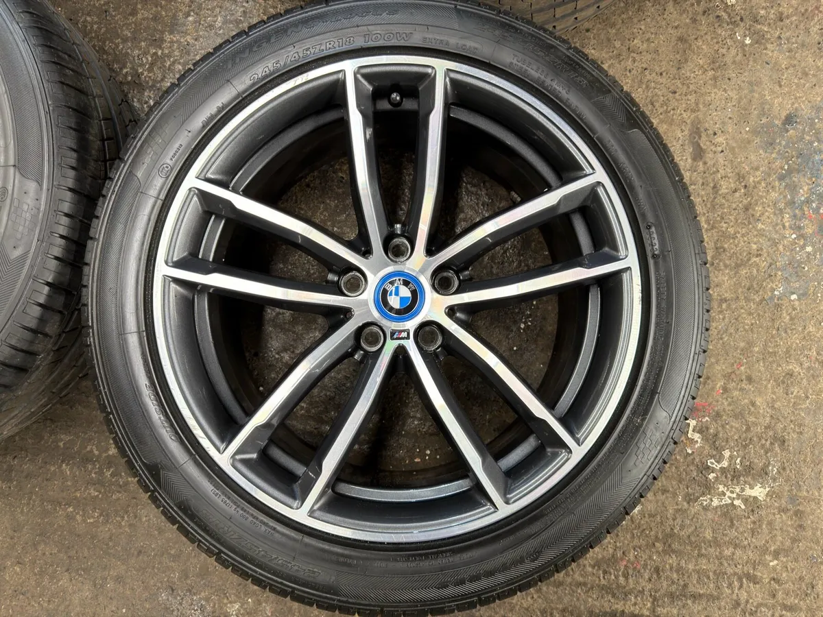 BMW MSport Alloys - Genuine - 2 new tyres - Image 3