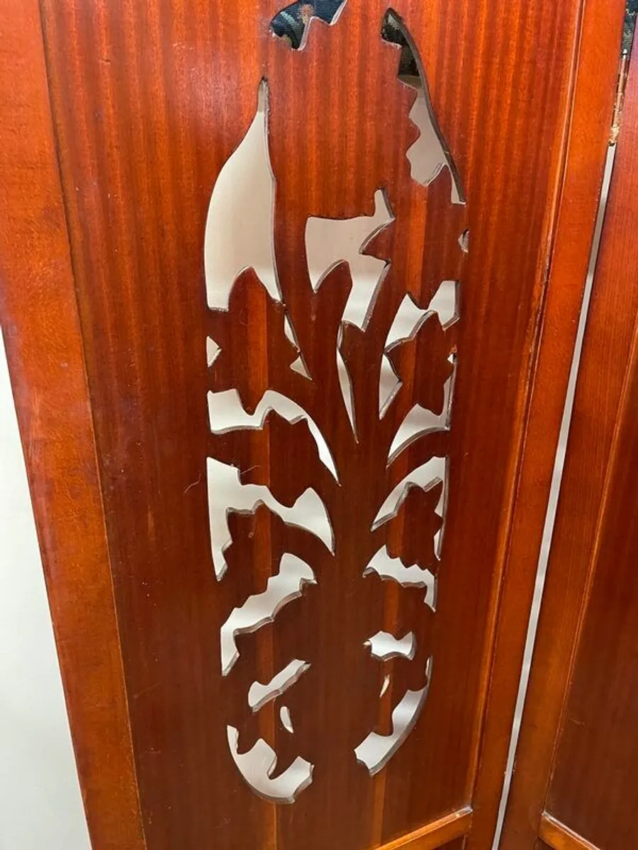 Vintage Wooden Folding Screen - Image 3