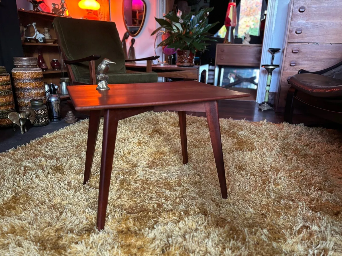 Mid Century teak side table - Image 1