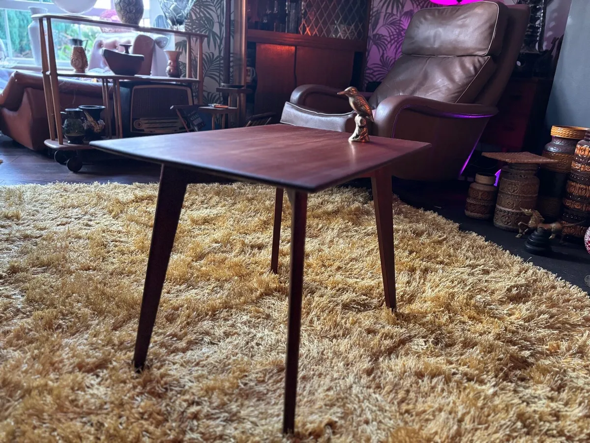 Mid Century teak side table - Image 2