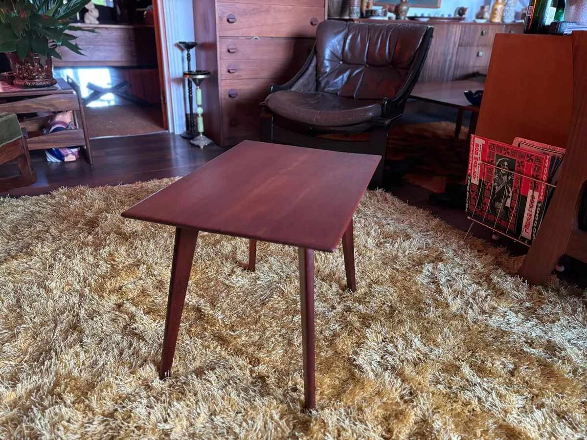 Mid Century teak side table - Image 3