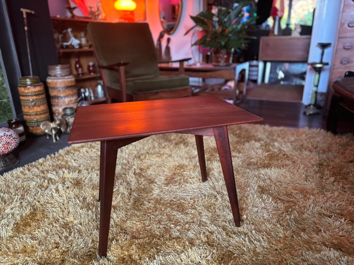 Mid Century teak side table - Image 4