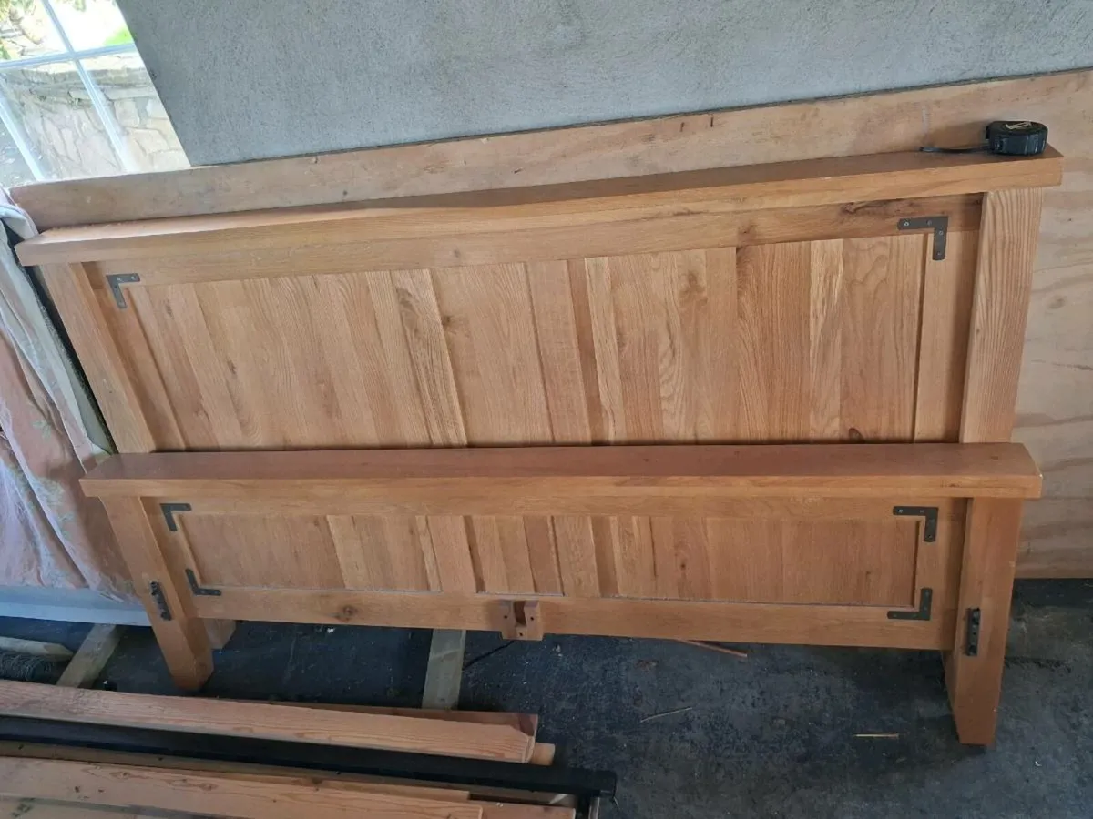 Solid Oak Bed Frame - Image 2