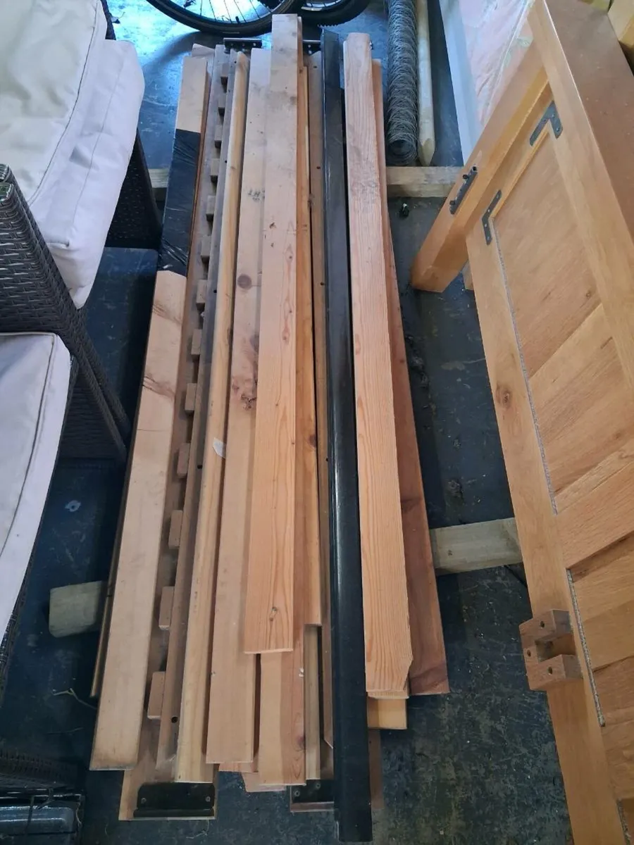 Solid Oak Bed Frame - Image 3