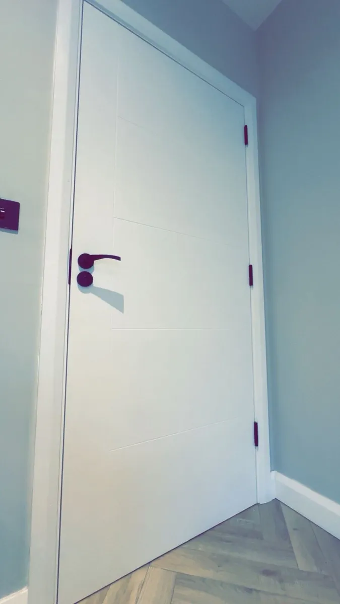 Custom grooved Fire doors - Image 2