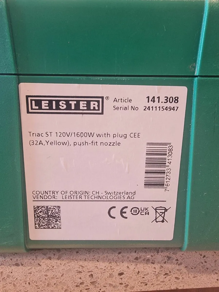 Leister Triac ST Professional Heat Gun – Like New - Image 4