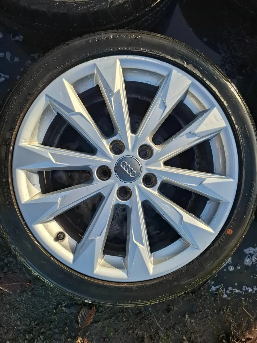 18" Audi A3,  Vw,  Seat, Skoda Alloys with tyres - Image 1