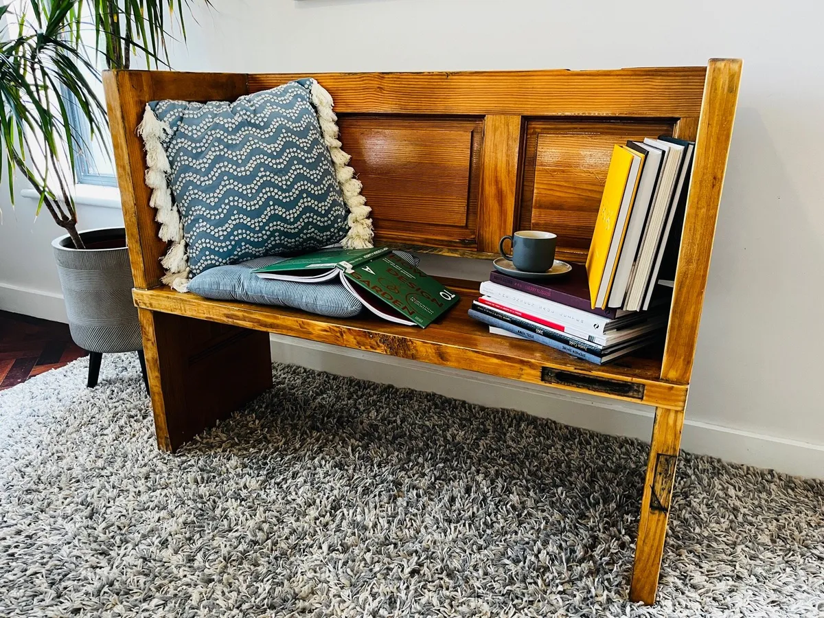 Solid Wood Bench - Image 1