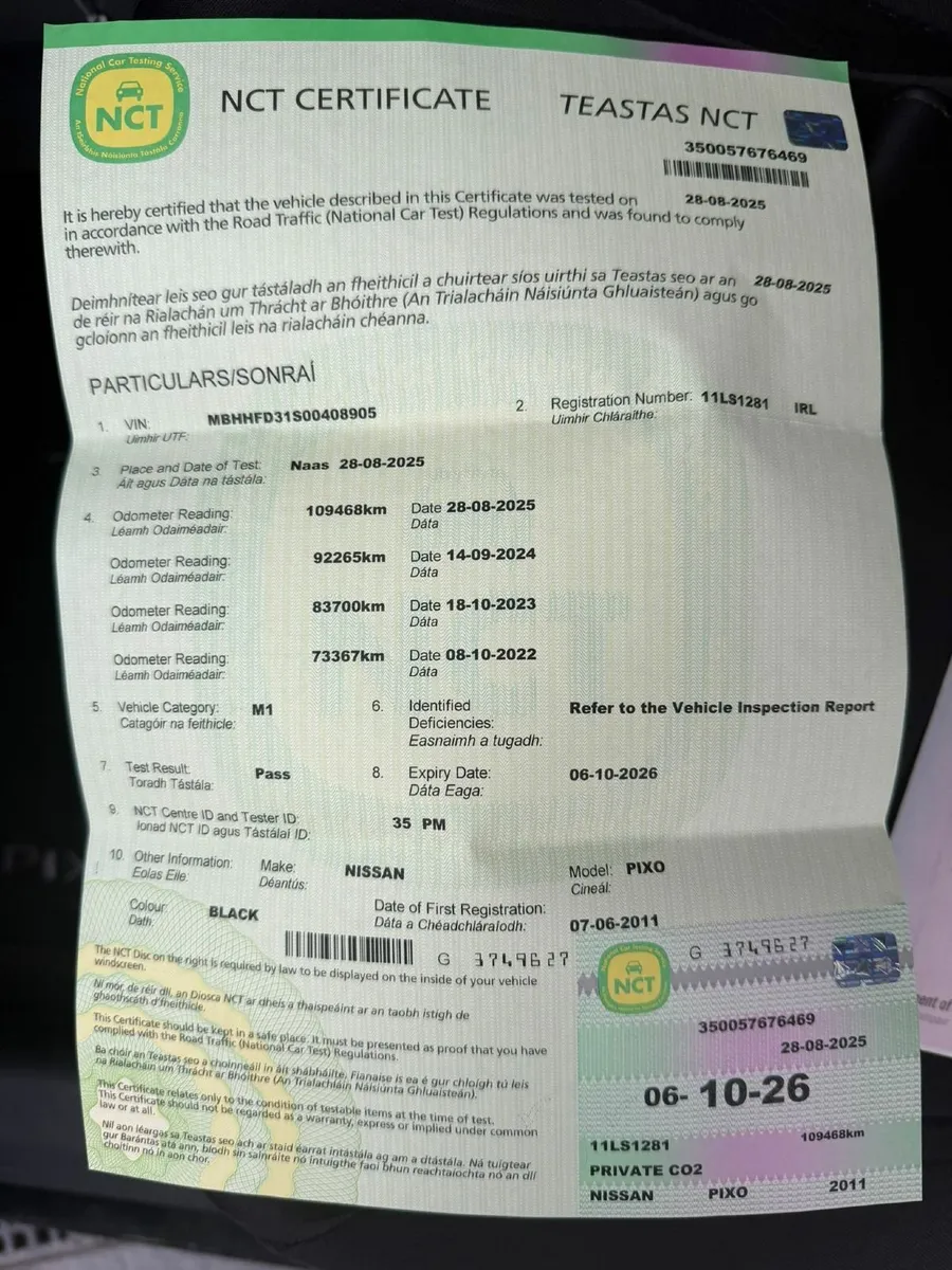 Nissan Pixo 2011 - Image 3