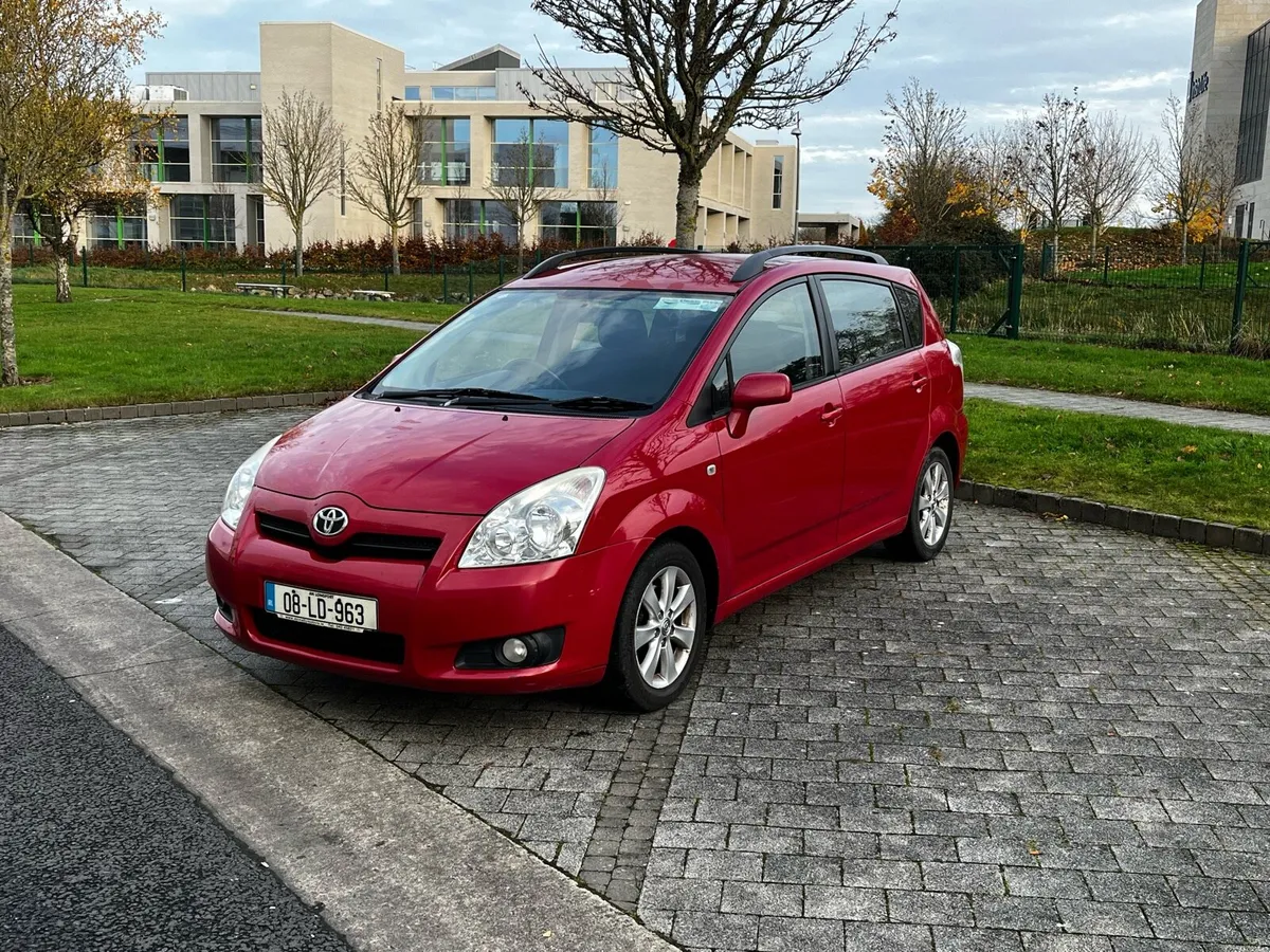 2008 7 seater Toyota Corola verso Nct and tax - Image 1
