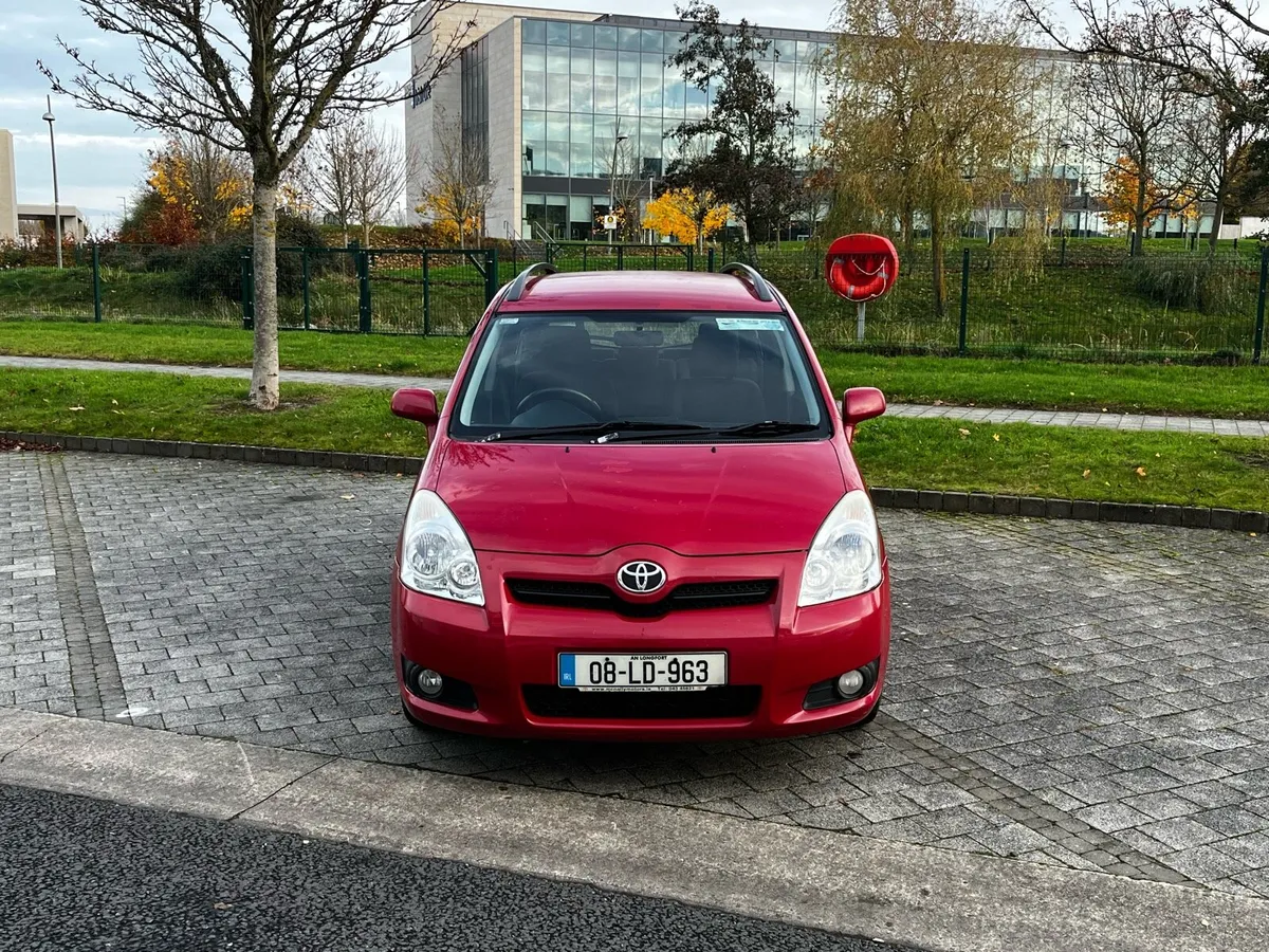 2008 7 seater Toyota Corola verso Nct and tax - Image 2