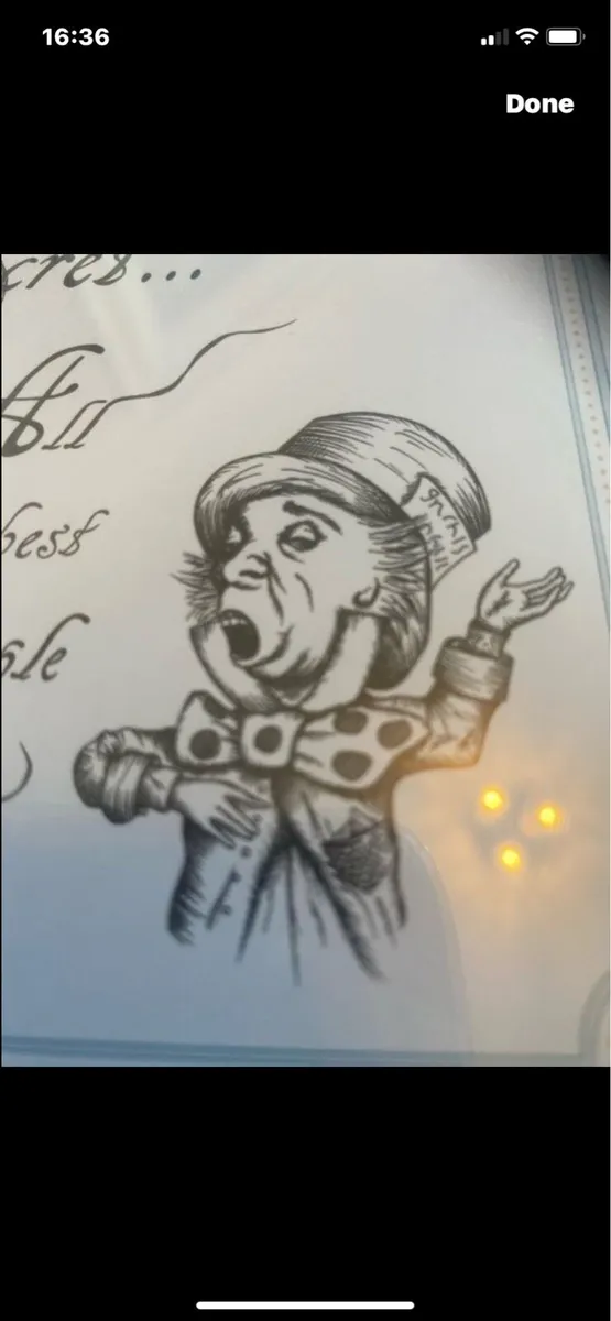 Framed Alice in Wonderland Print - Image 3