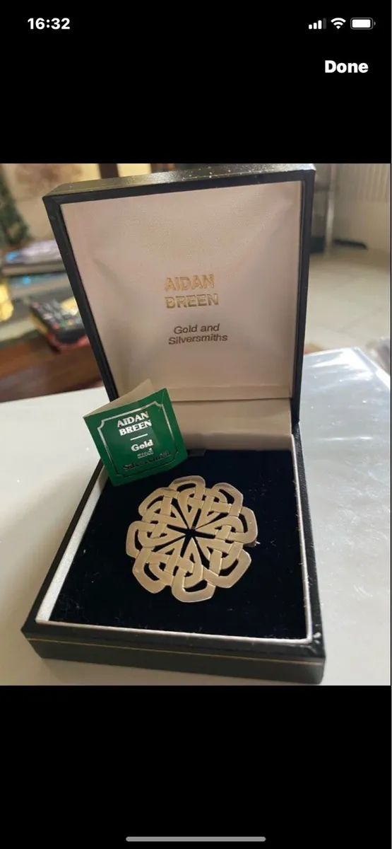 Vintage Aidan Breen Silver Brooch - Image 1