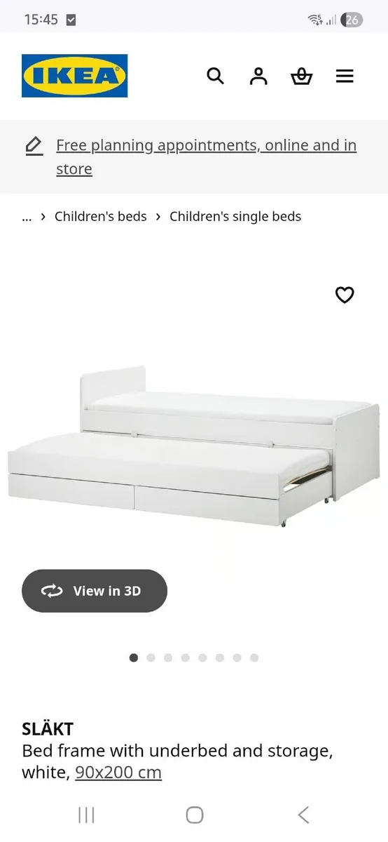 Kids single bed - Image 1