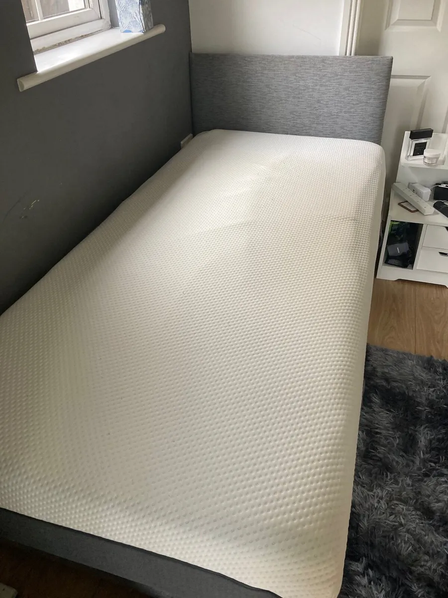 3ft 6 inch Single bed & Emma mattress - Image 1