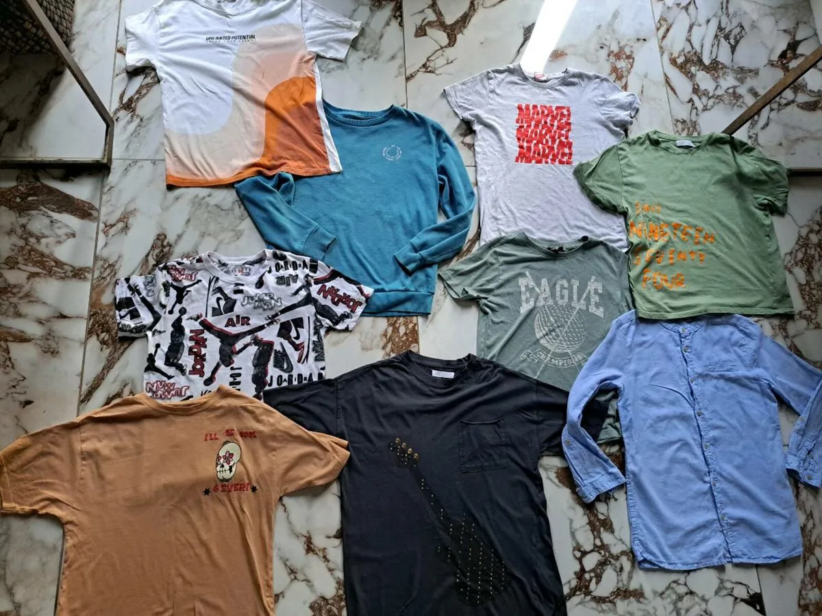 Boys 11-12 Tshirt bundle
5 tops are Zara - Image 1