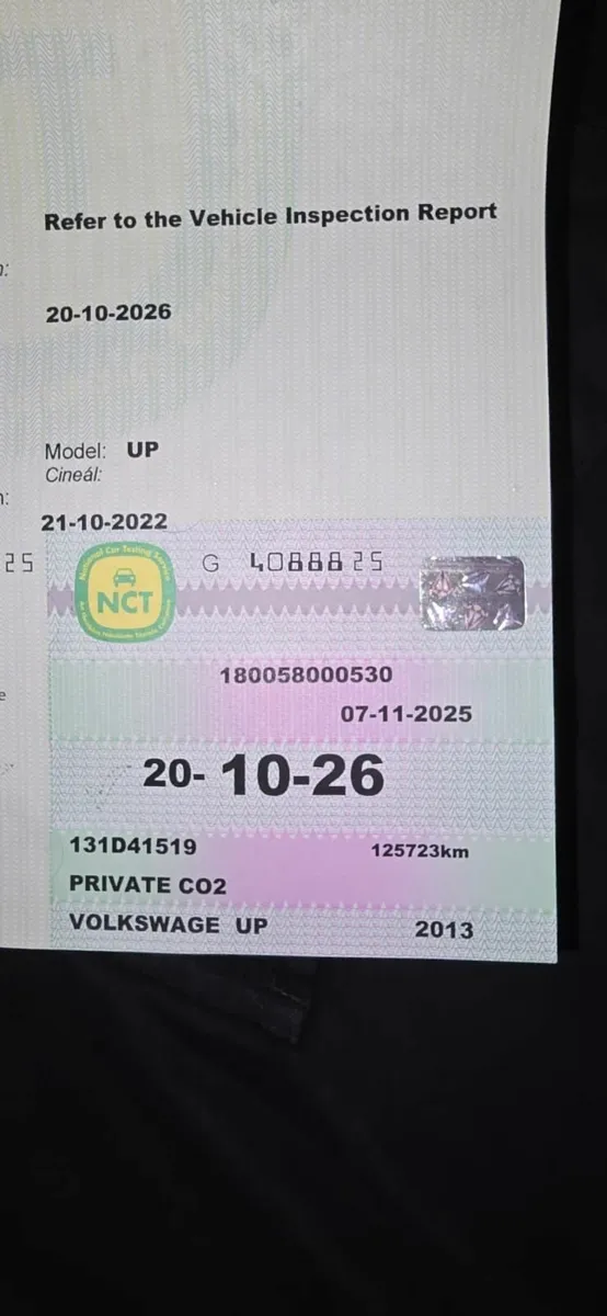 Volkswagen up! 2013 | New NCT | Fully Serviced - Image 3