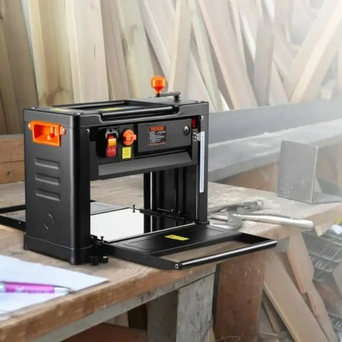 Thickness Planer, Two Speed, 33 cm Width Worktable - Image 2