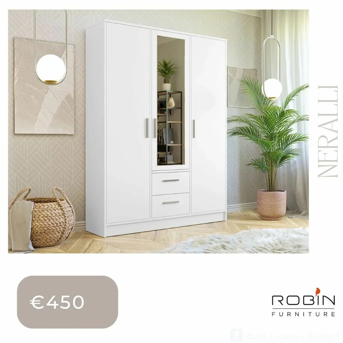 Wardrobe 150cm - Image 1