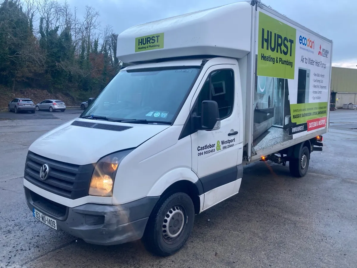 2015 Volkswagen crafter box van wit tail lift - Image 1