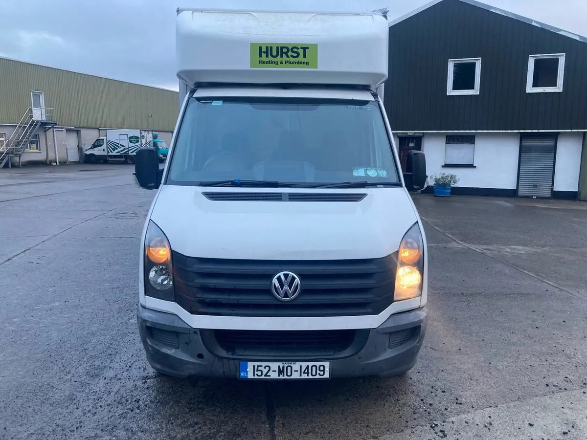 2015 Volkswagen crafter box van wit tail lift - Image 2