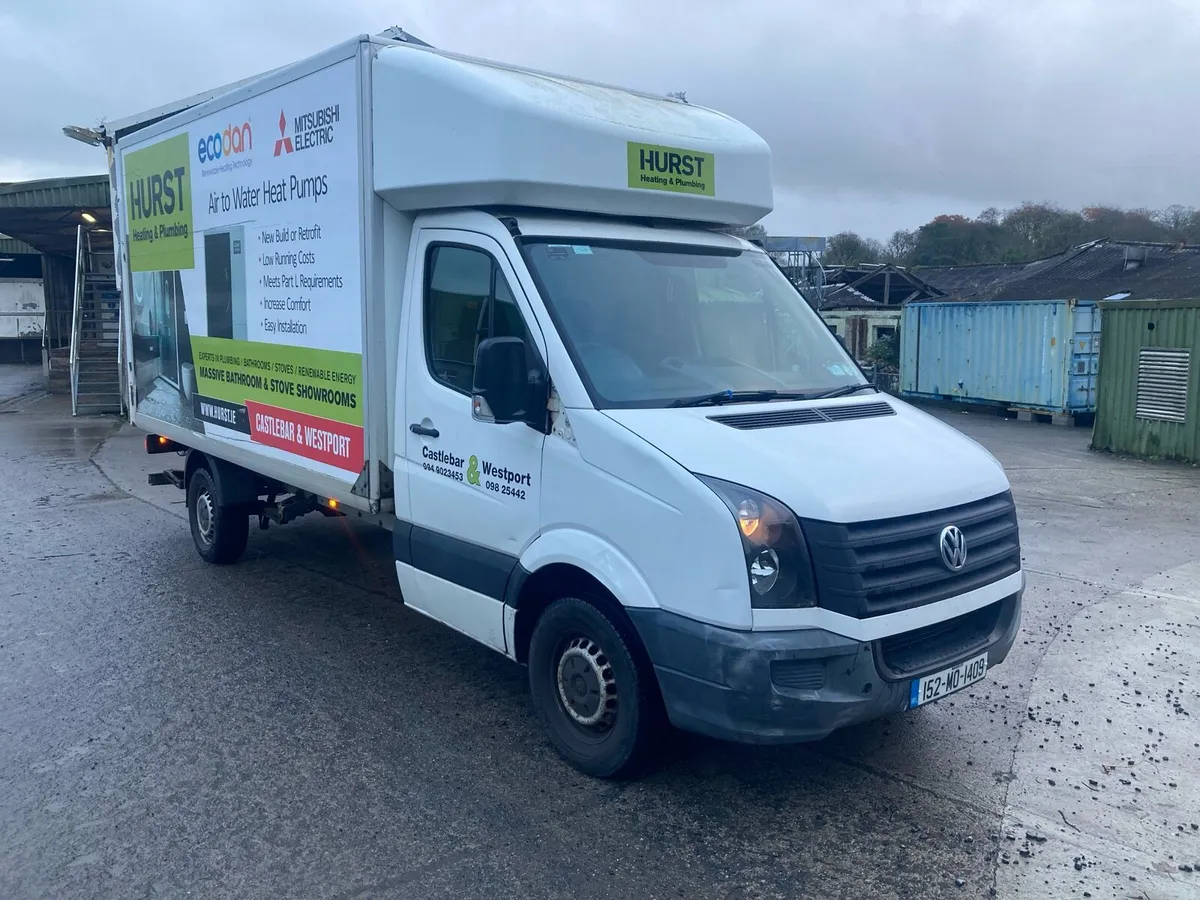 2015 Volkswagen crafter box van wit tail lift - Image 3