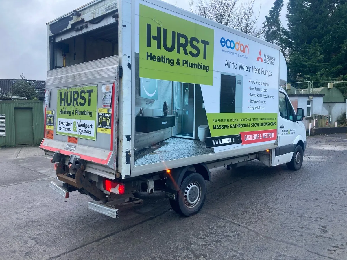 2015 Volkswagen crafter box van wit tail lift - Image 4