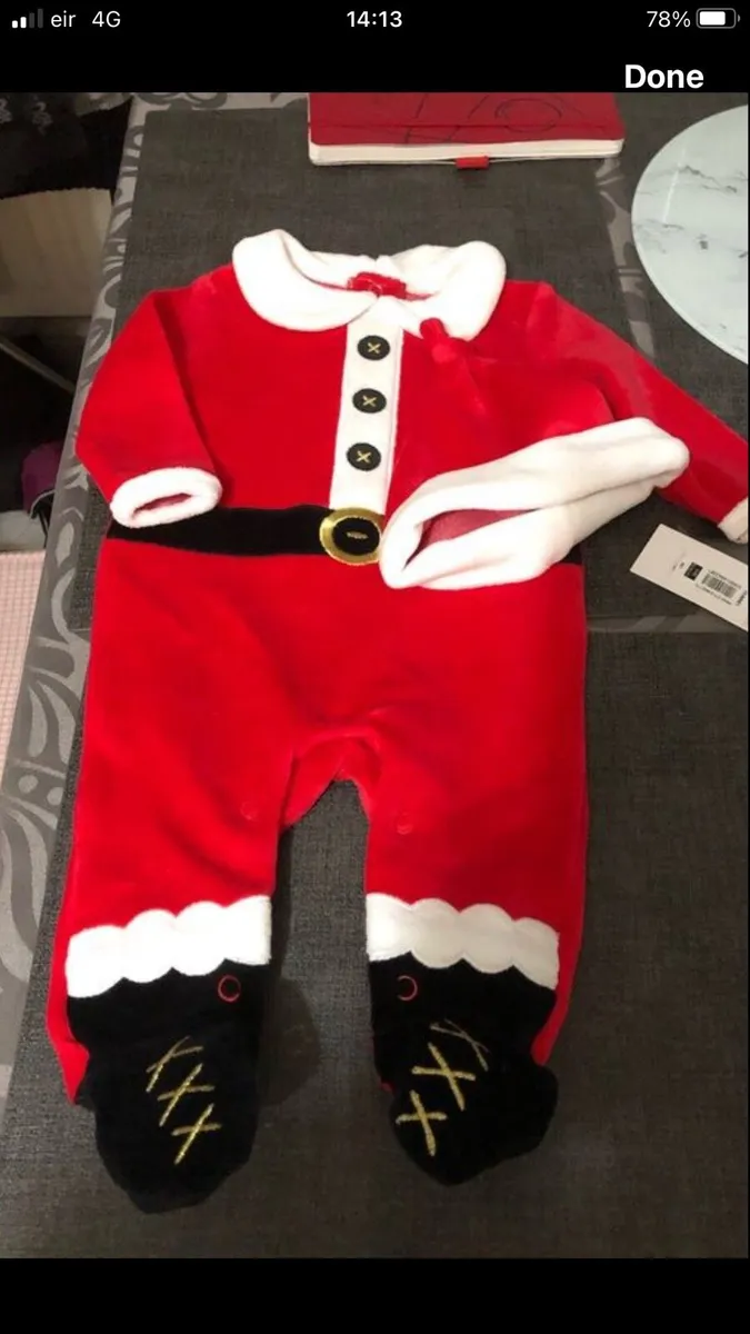 Boys BNWT newborn Xmas suit €4 - Image 1
