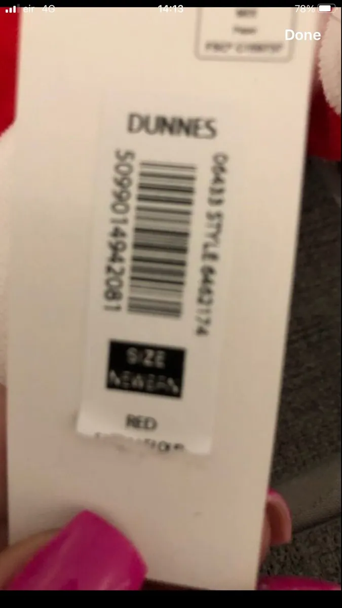 Boys BNWT newborn Xmas suit €4 - Image 3