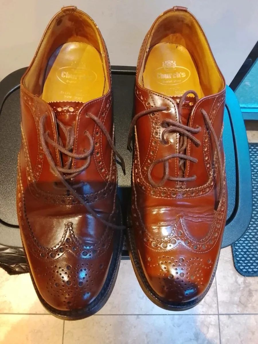 Mens Church Leather Shoes - Image 1