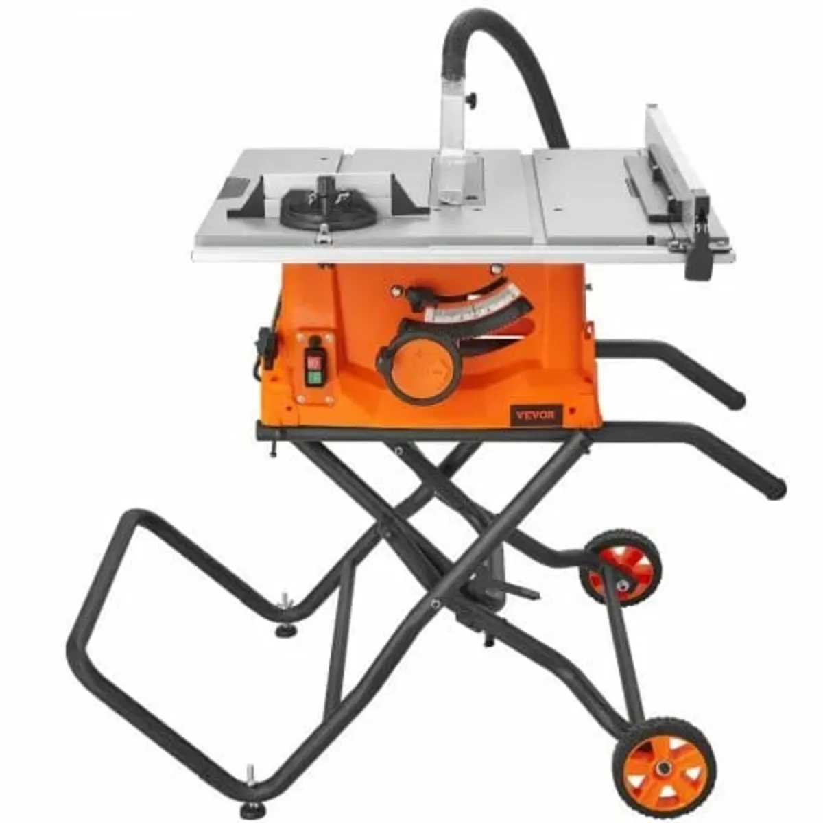 25.4 cm Table Saw w/ Stand Electric Cutting Machin - Image 1