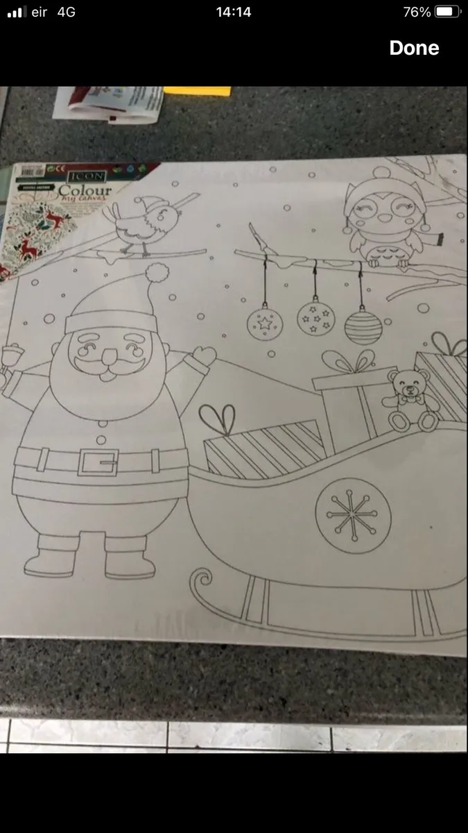 Canvas Xmas photo €5 - Image 1