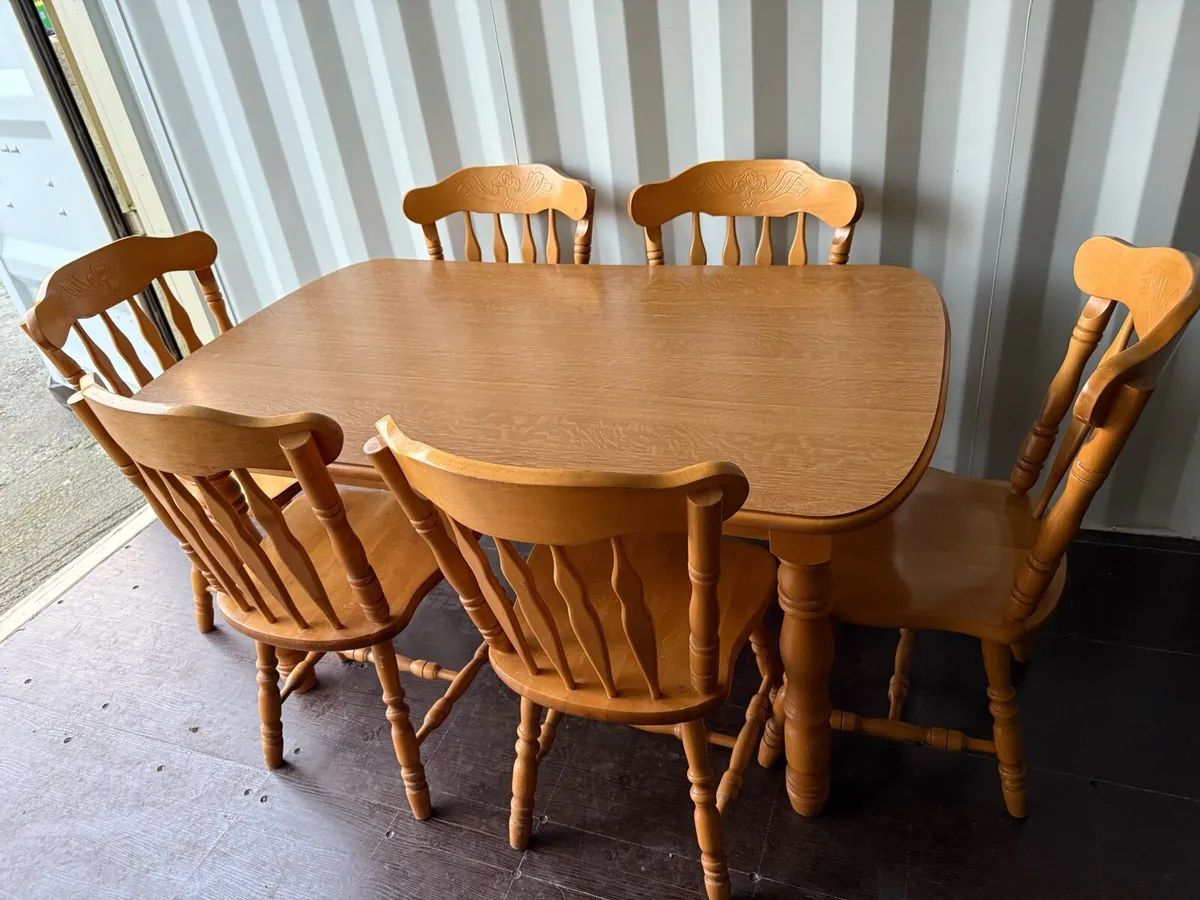 Dining Room / Kitchen Table & 6 Chairs - Image 2