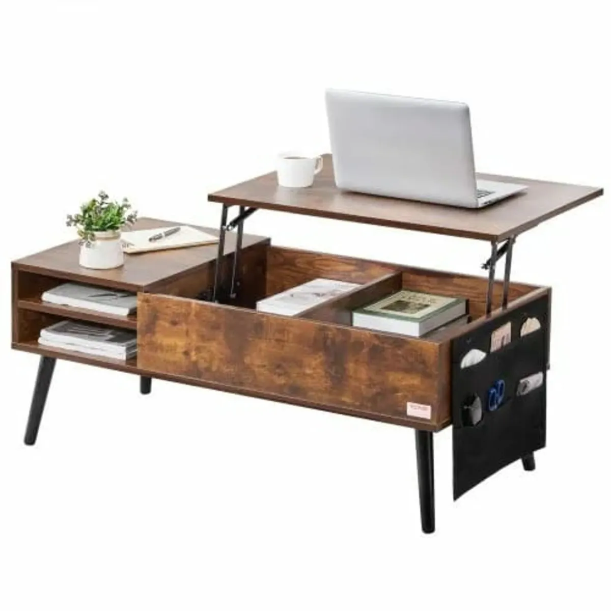 Lift Top Coffee Table, 39.4 in Rectangle Coffee Ta - Image 1