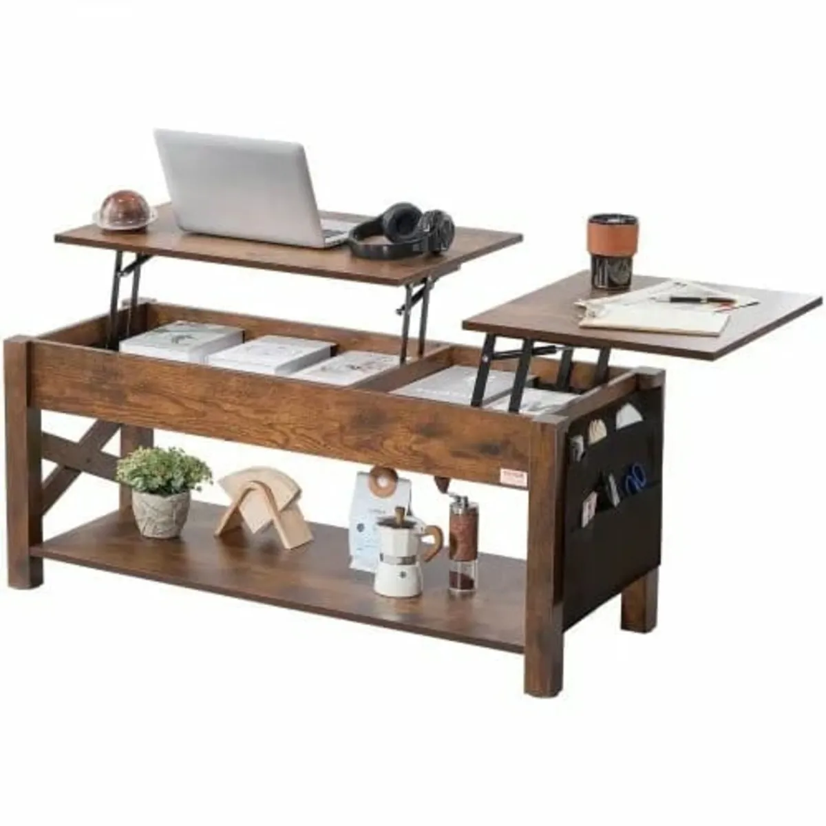 Lift Top Coffee Table, 47.5 in Rectangle Coffee Ta - Image 1