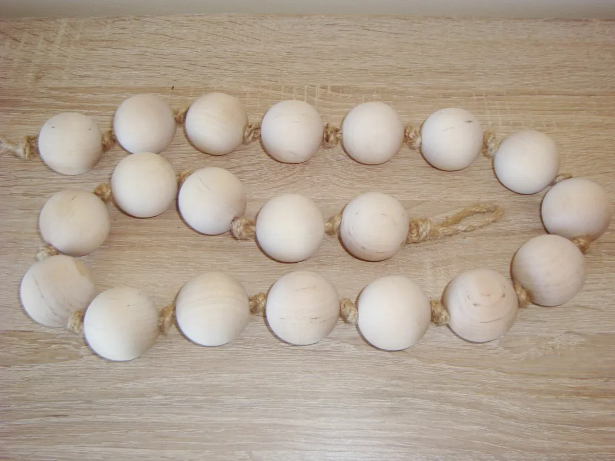 Decorative wooden beads - Image 4