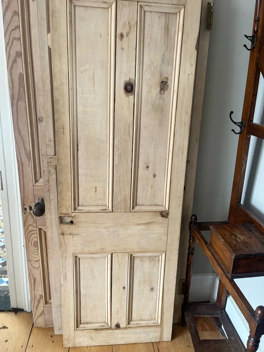 Victorian/Georgian Pitch Pine Doors - Image 3