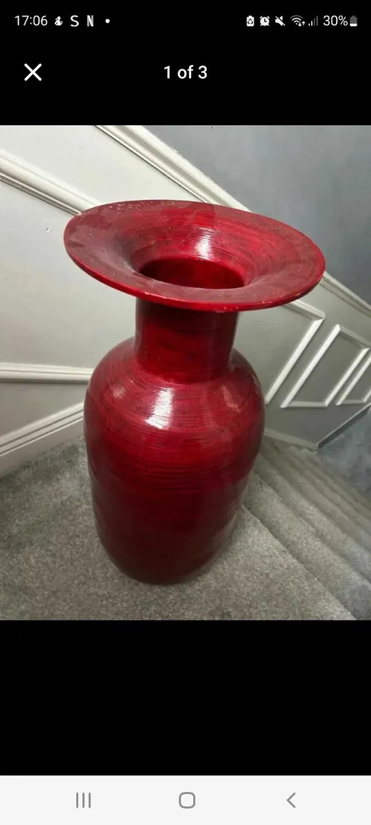 Bamboo wood floor oil vase - Image 3