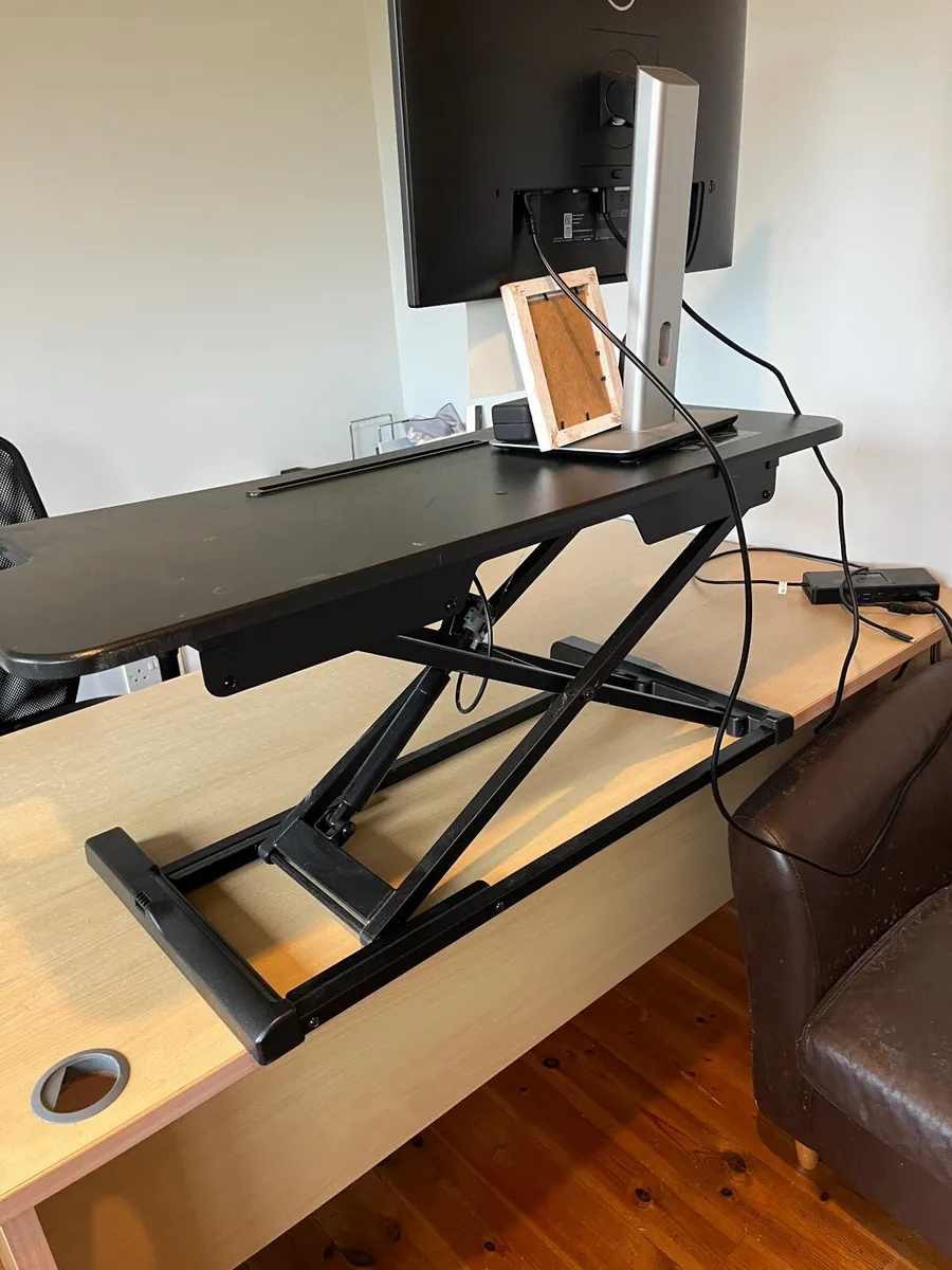 Home office desk and standing desk - Image 1