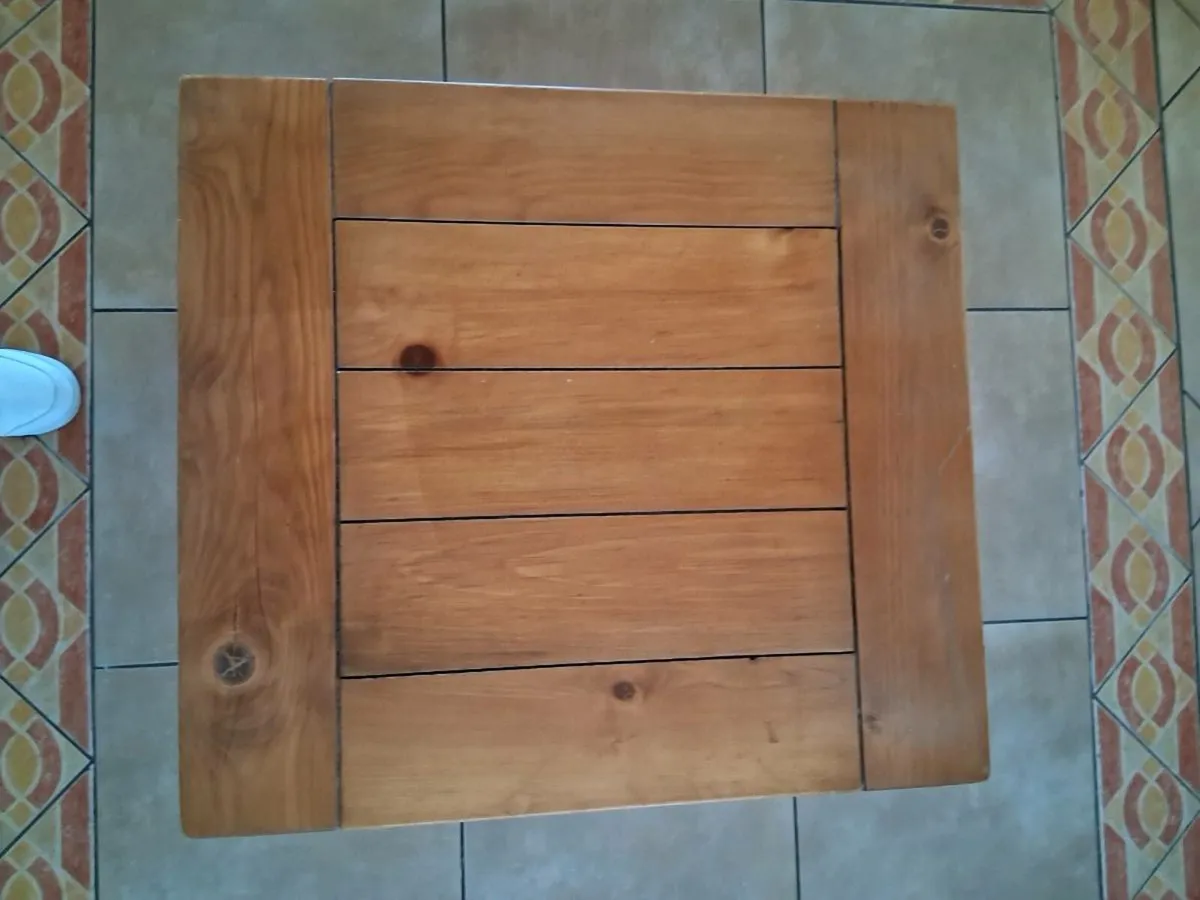 Square Pine Table - Image 2