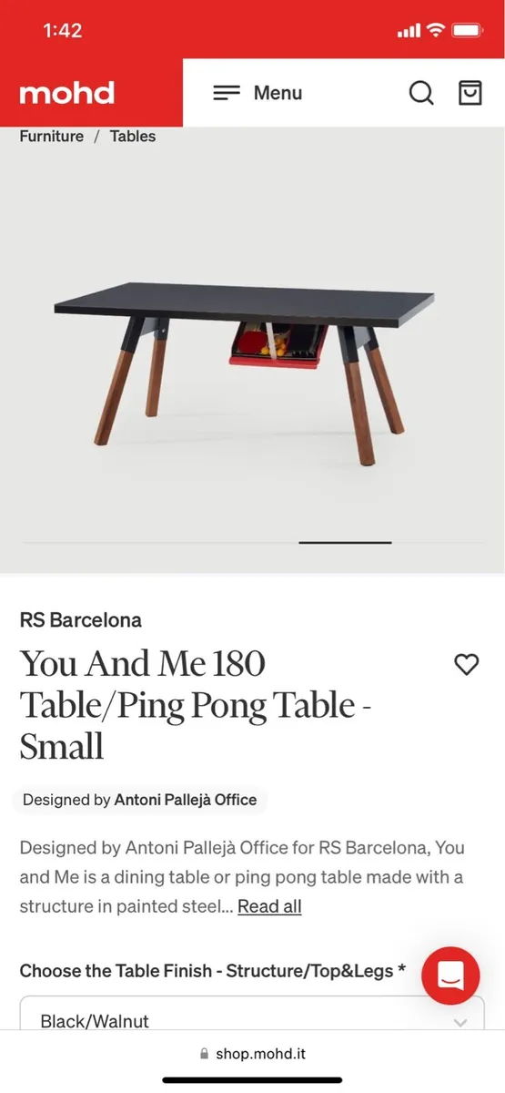 RS Barcelona ping pong games table new in box - Image 1