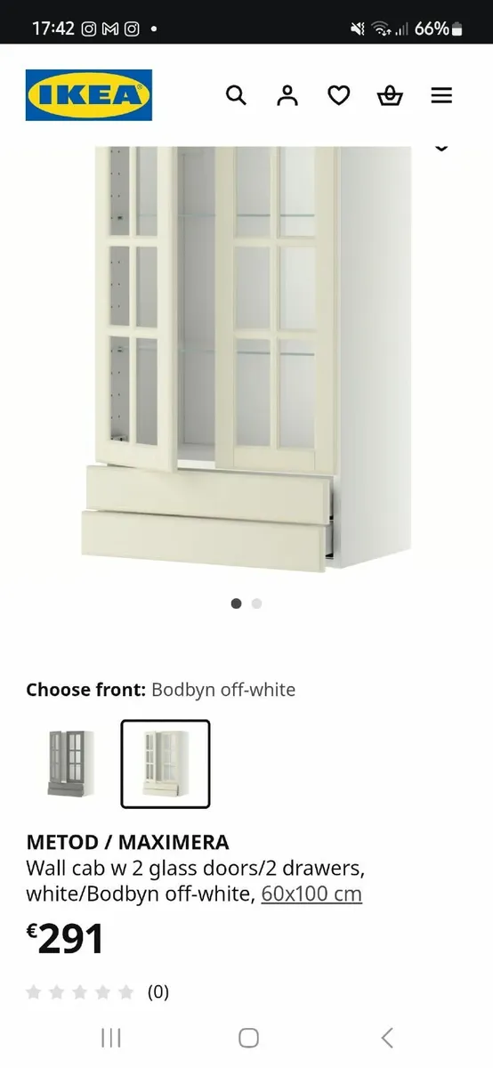 Kitchen Glass Cabinet/Press Ikea - Image 2