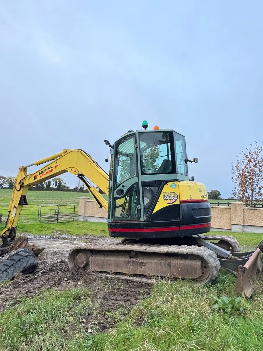 Yanmar vio75 8 ton digger - Image 1