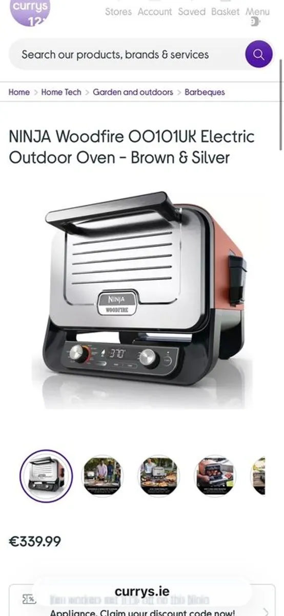 ninja pizza oven - Image 1