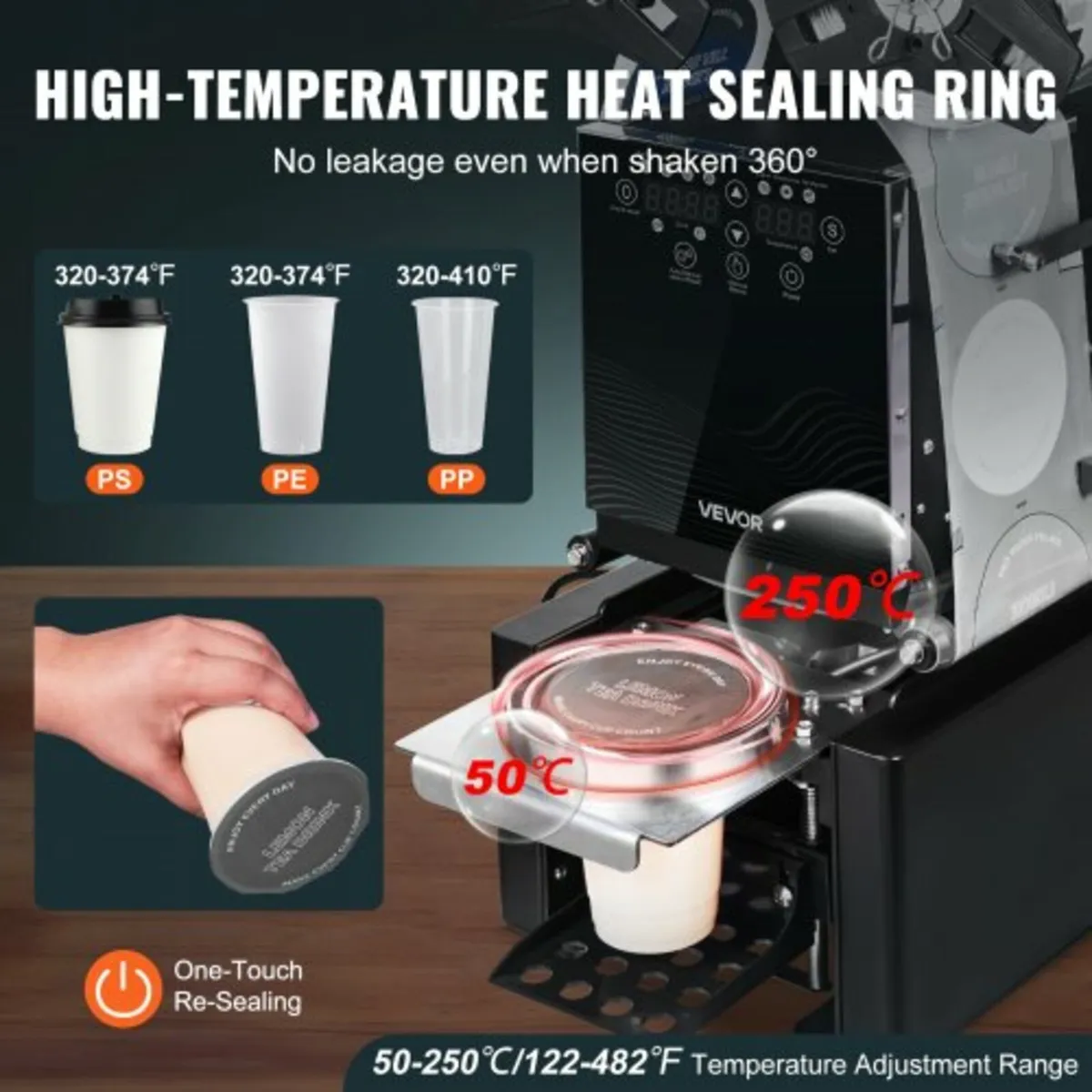 Fully Automatic Cup Sealing Machine, 500-650 Cups/ - Image 2