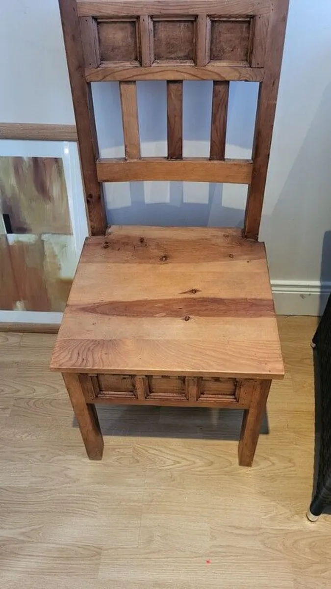wooden kitchen chairs - Image 1
