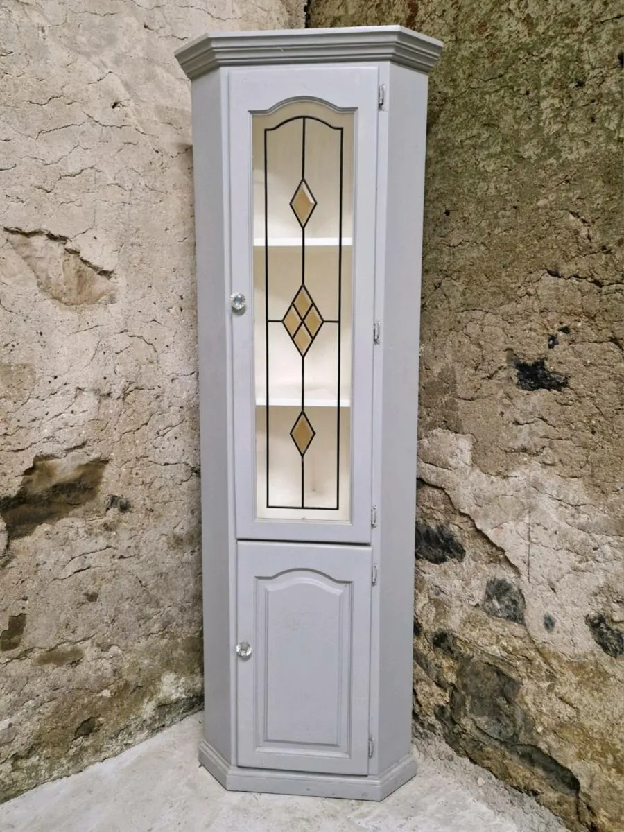 Elegant Corner Display Cabinet - Image 1