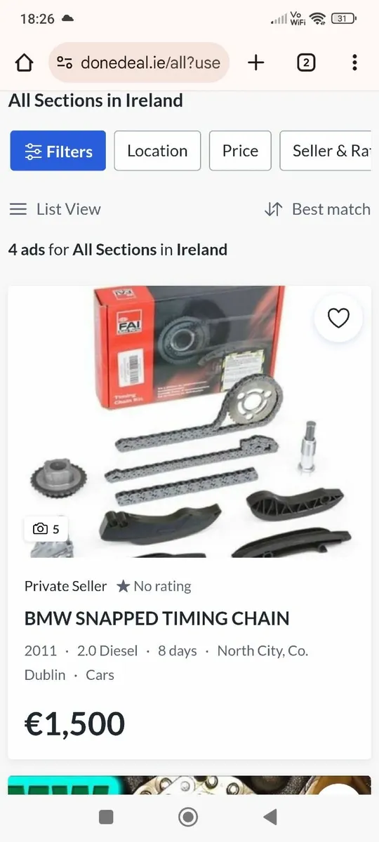 N47 timing chain - Image 2