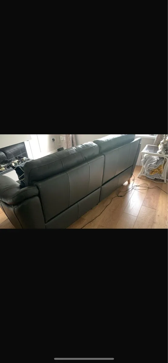 Leather Recliner Couch - Image 4
