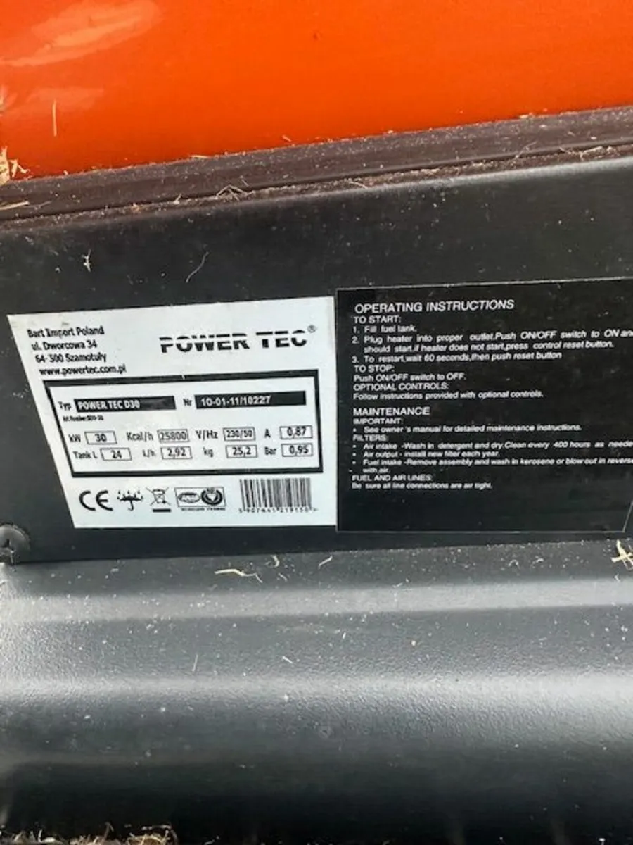 Power Tec  D30  Heater - Image 3
